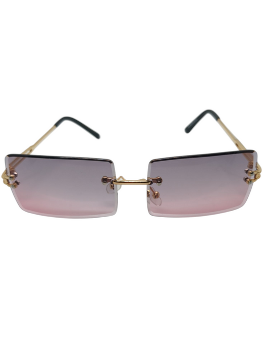 LaVish G'S Square Light Tint Sunglasses