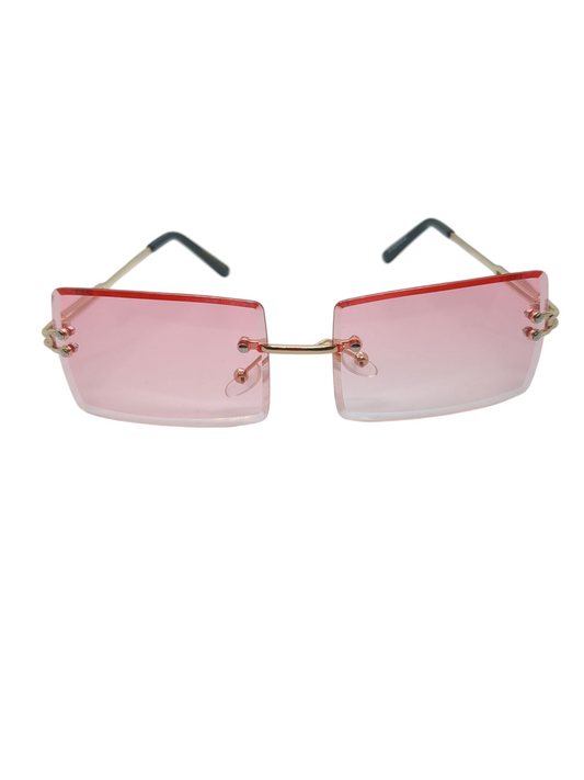 LaVish G'S Square Light Tint Sunglasses