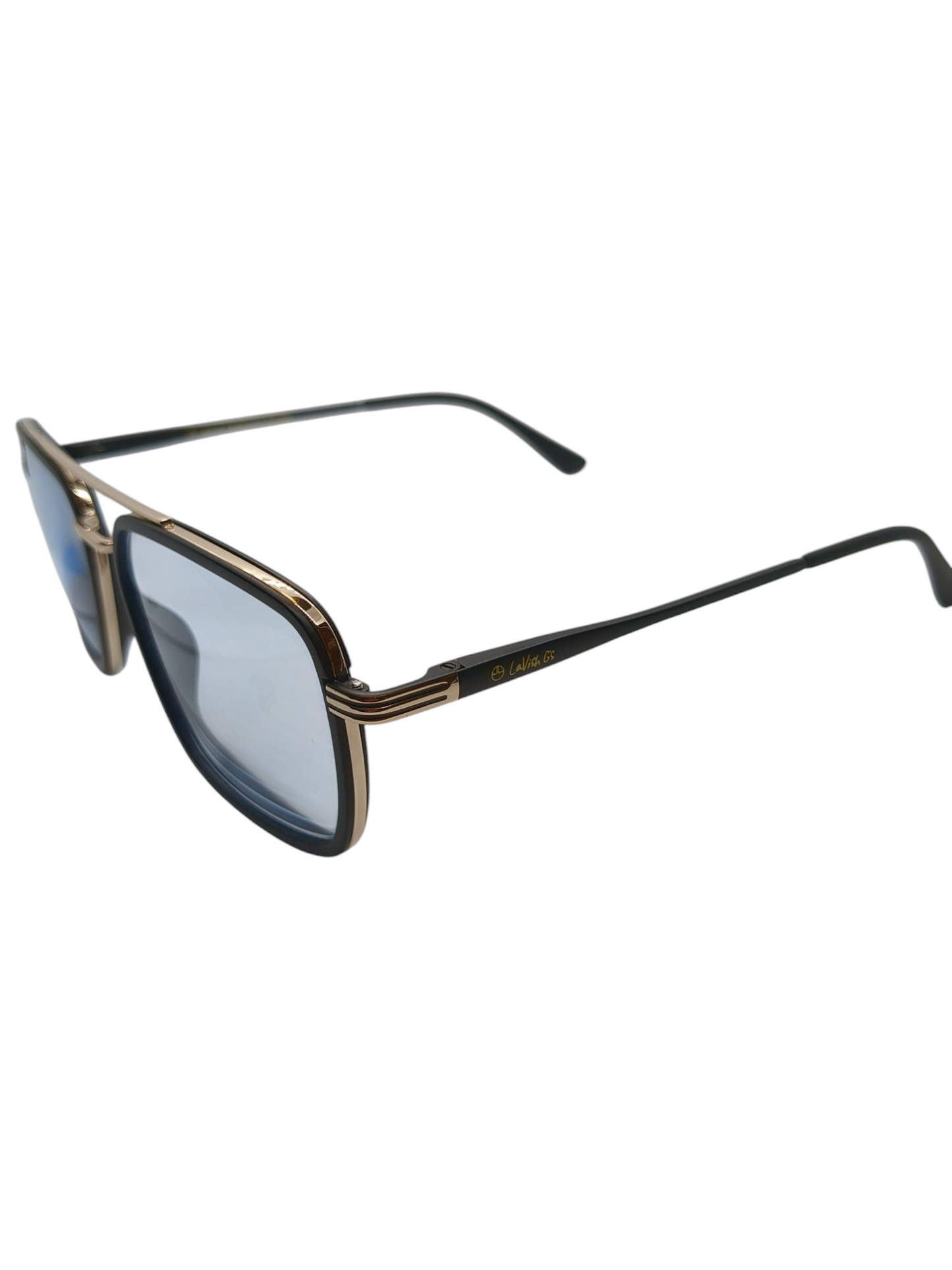 LaVish G'S Blue Tint Aviator Sunglasses