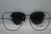 LaVish Eyeglasses with sunglasses clip-on